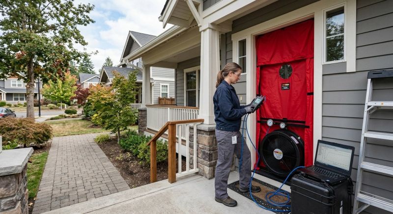 House Blower Door Testing Service