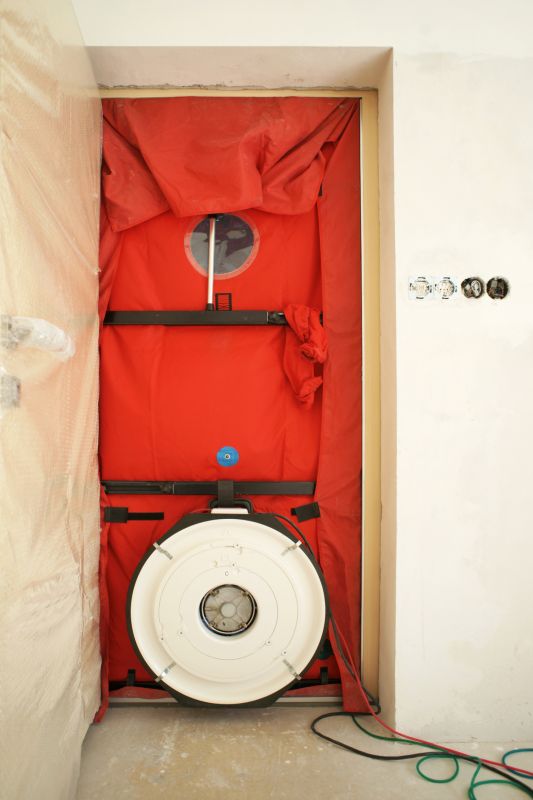 House Blower Door Testing
