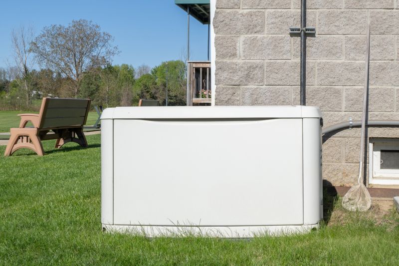 Generator in a Garage Setup