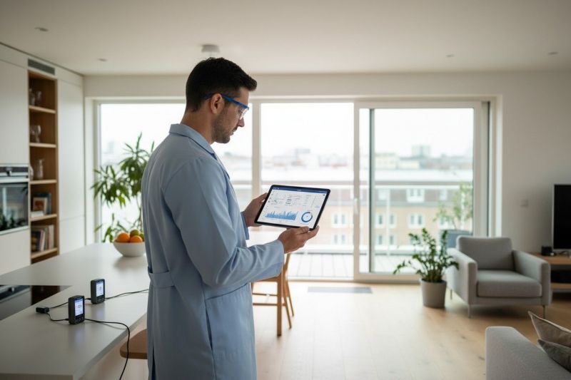 House Blower Door Testing